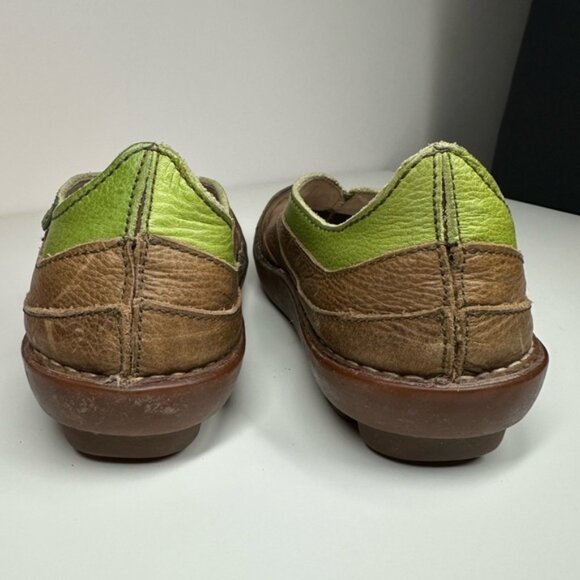 El Naturalista Brown and Green Slip-On Shoes Leather Shoes Size 36 - Picture 7 of 11